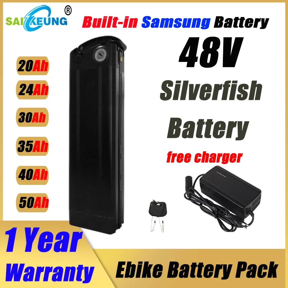Ebike Battery 48V 20Ah Hailong - Electric Bike SilverFish 48v 20ah 24