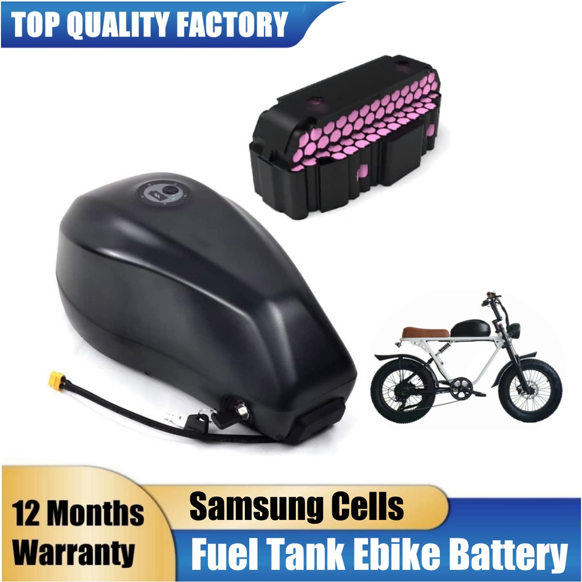 Fuel Tank Electric Bicycle Bat - Electric Bicycle Battery 72V 30Ah 评论和价格