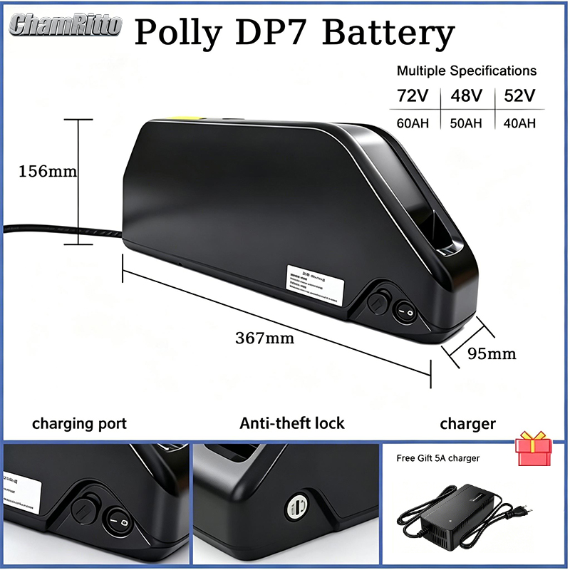 Electric bicycle 36v 48v 52v 2 - Electric Bicycle Battery 72V 30Ah 评论和价格