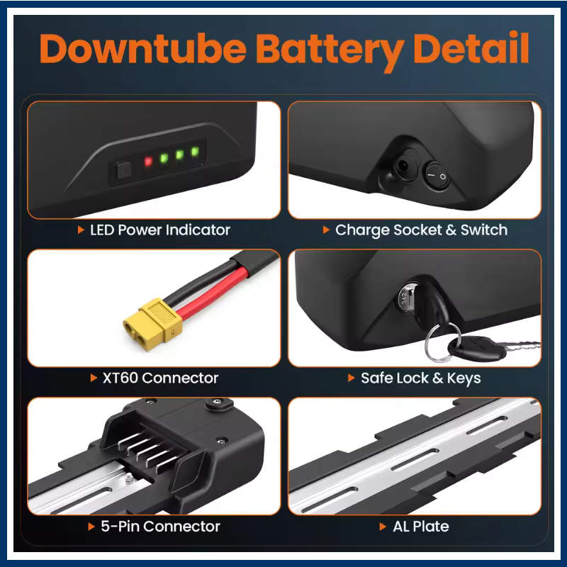 Electric bicycle 36v 48v 52v 2 - Electric Bicycle Battery 72V 30Ah 评论和价格