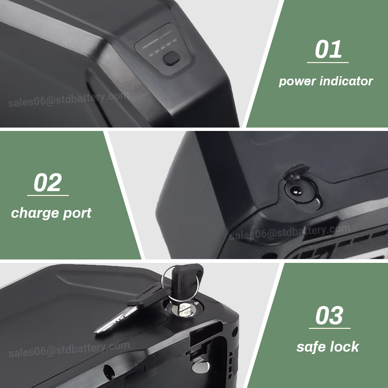 Downtube Ebike Battery 52V 13A - Ebike Battery 48V 20Ah Hailong 评论和价格