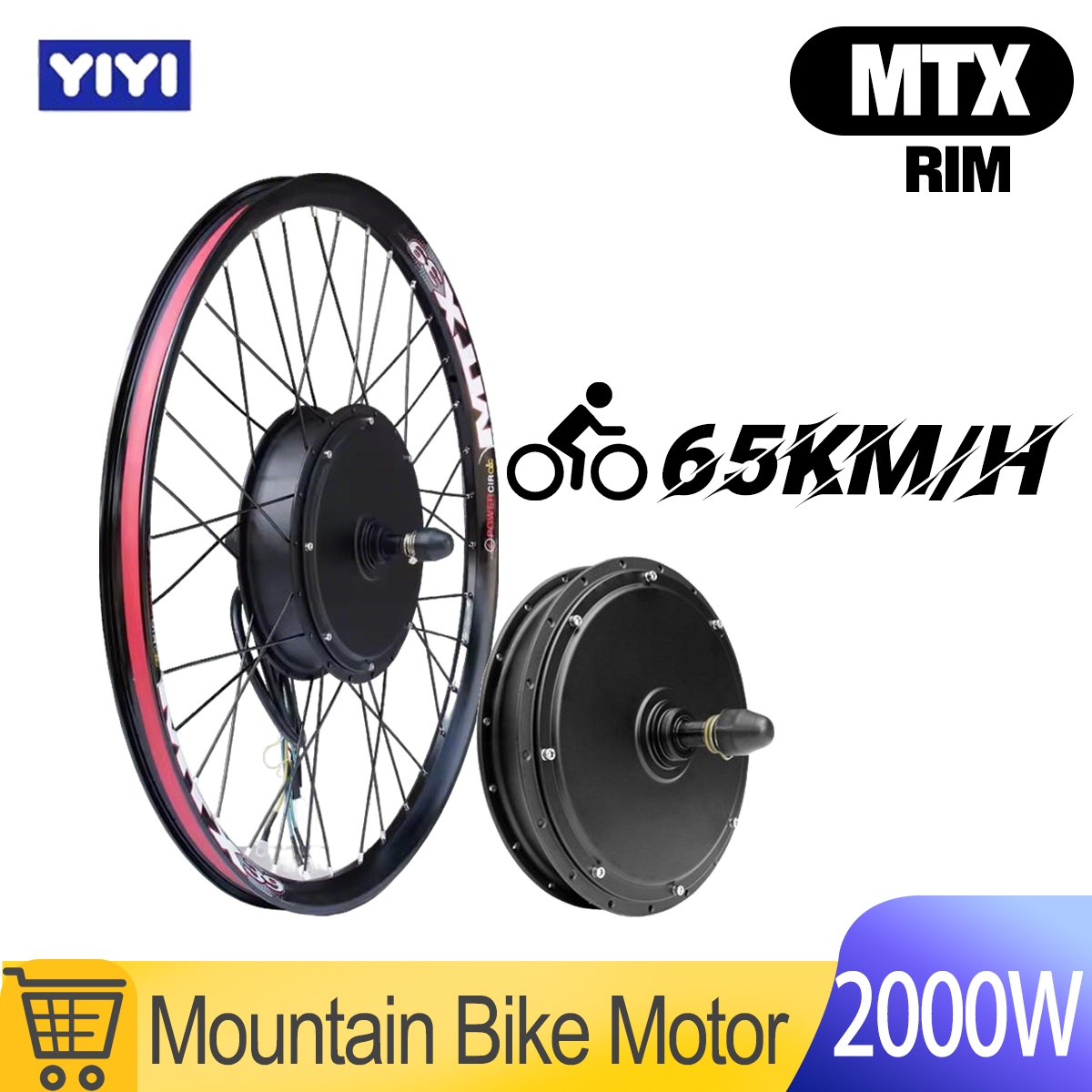 MTX 48V52V 2000W Ebike Motor W - 72V 5000W Hub Motor Kit 评论和价格