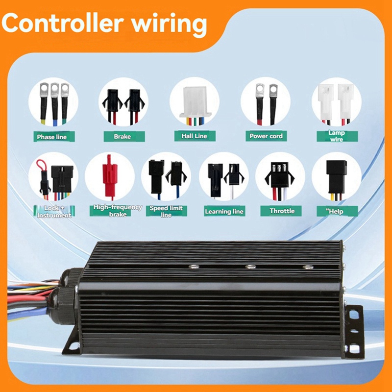 E-Bicycle Three Mode Controlle - Sine Wave Controller 48V 72V 80A 评论和价格