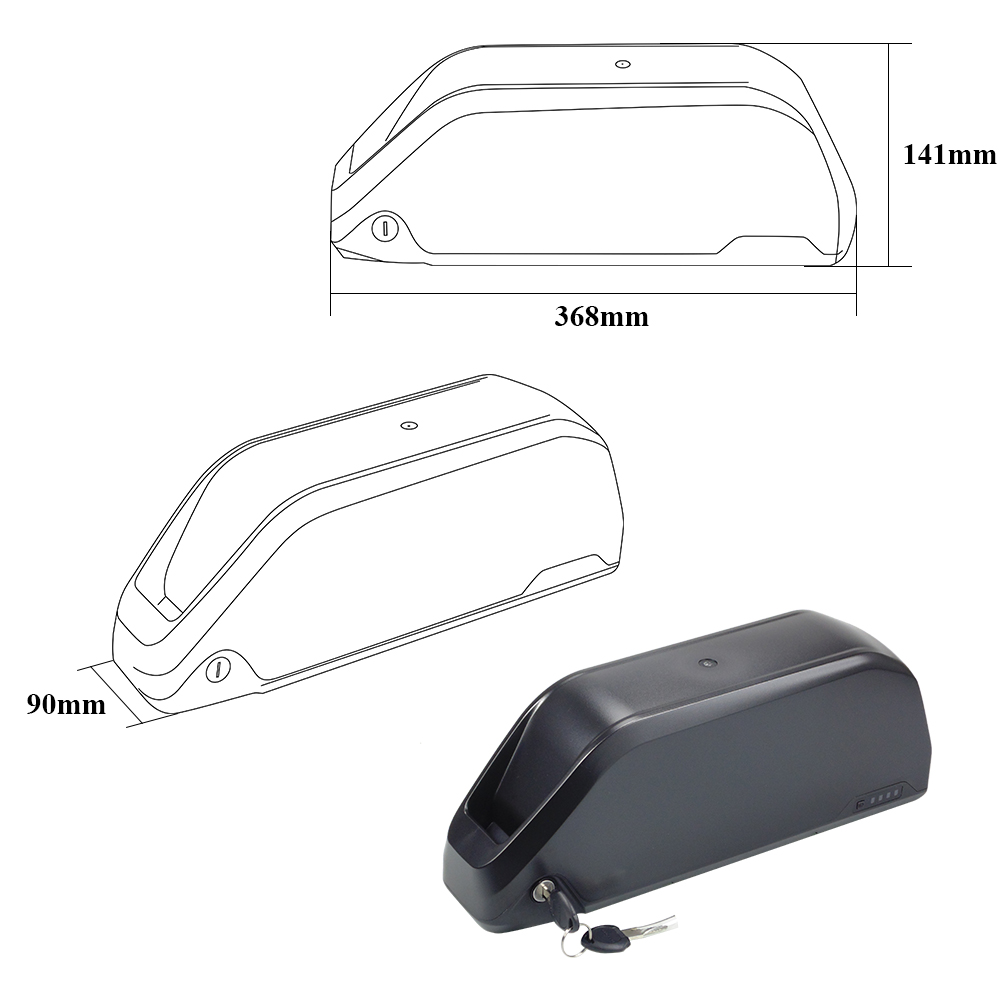 48 Volt Hailong E-Bike Battery - Ebike Battery 48V 20Ah Hailong 评论和价格