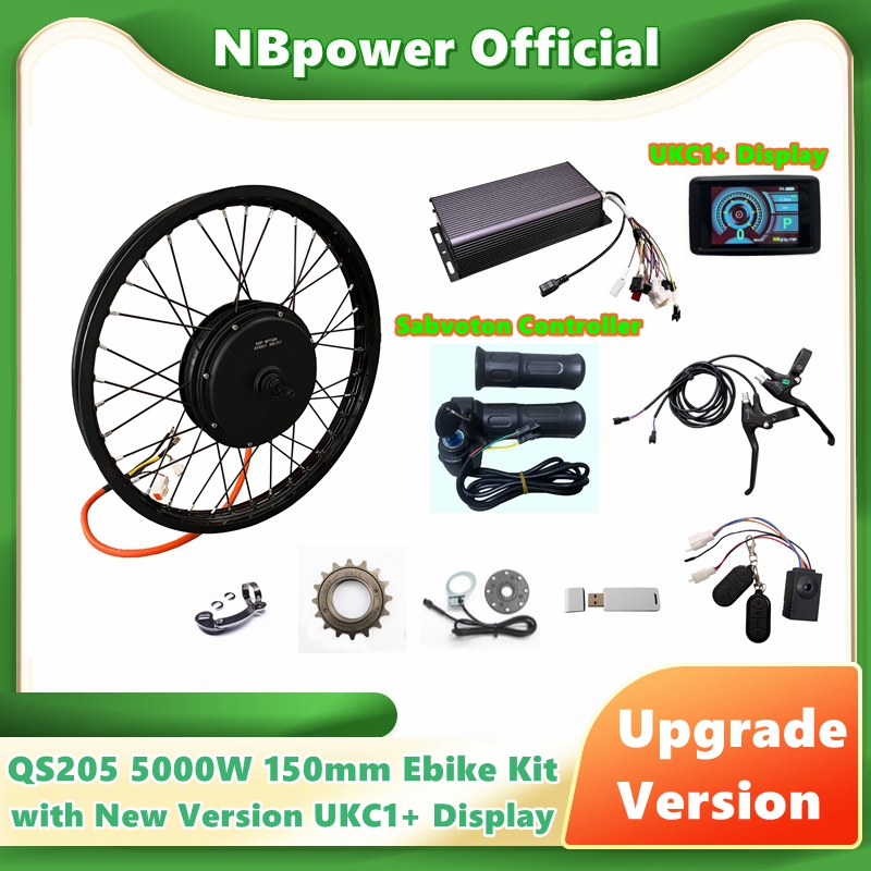 NBpower/QS205 5000W V3 150mm R - 72V 5000W Hub Motor Kit 评论和价格