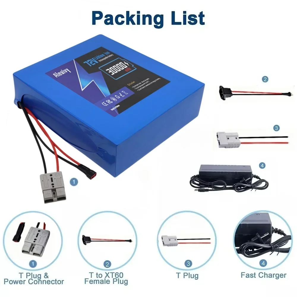 72V 30Ah High Power Fast Charg - Electric Bicycle Battery 72V 30Ah 评论和价格