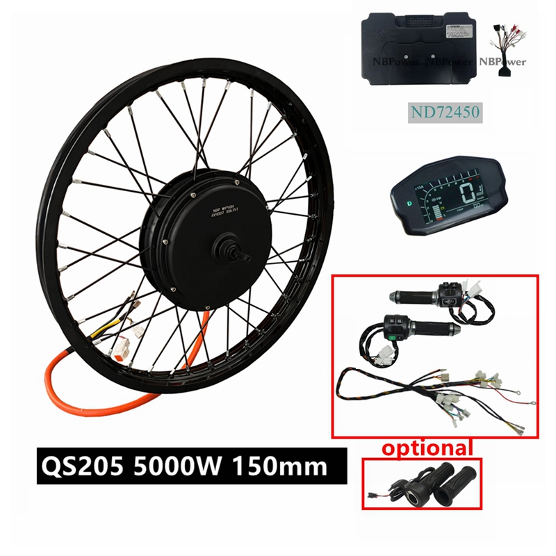 NBpower/QS205 V3 72v 5000W Ebi - 72V 5000W Hub Motor Kit 评论和价格