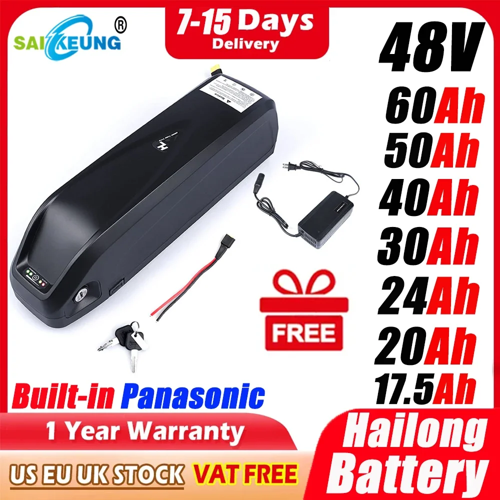 Original 48V 52V 20AH 60V Ebik - Ebike Battery 48V 20Ah Hailong 评论和价格