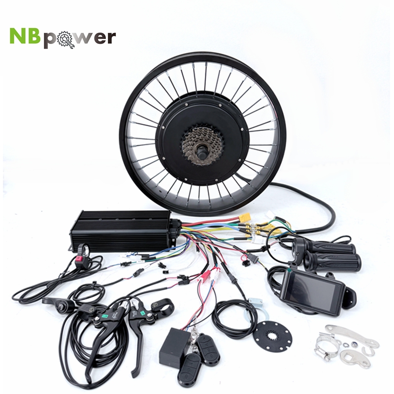 NBpower 170/190mm Dropout 48-7 - 72V 5000W Hub Motor Kit 评论和价格