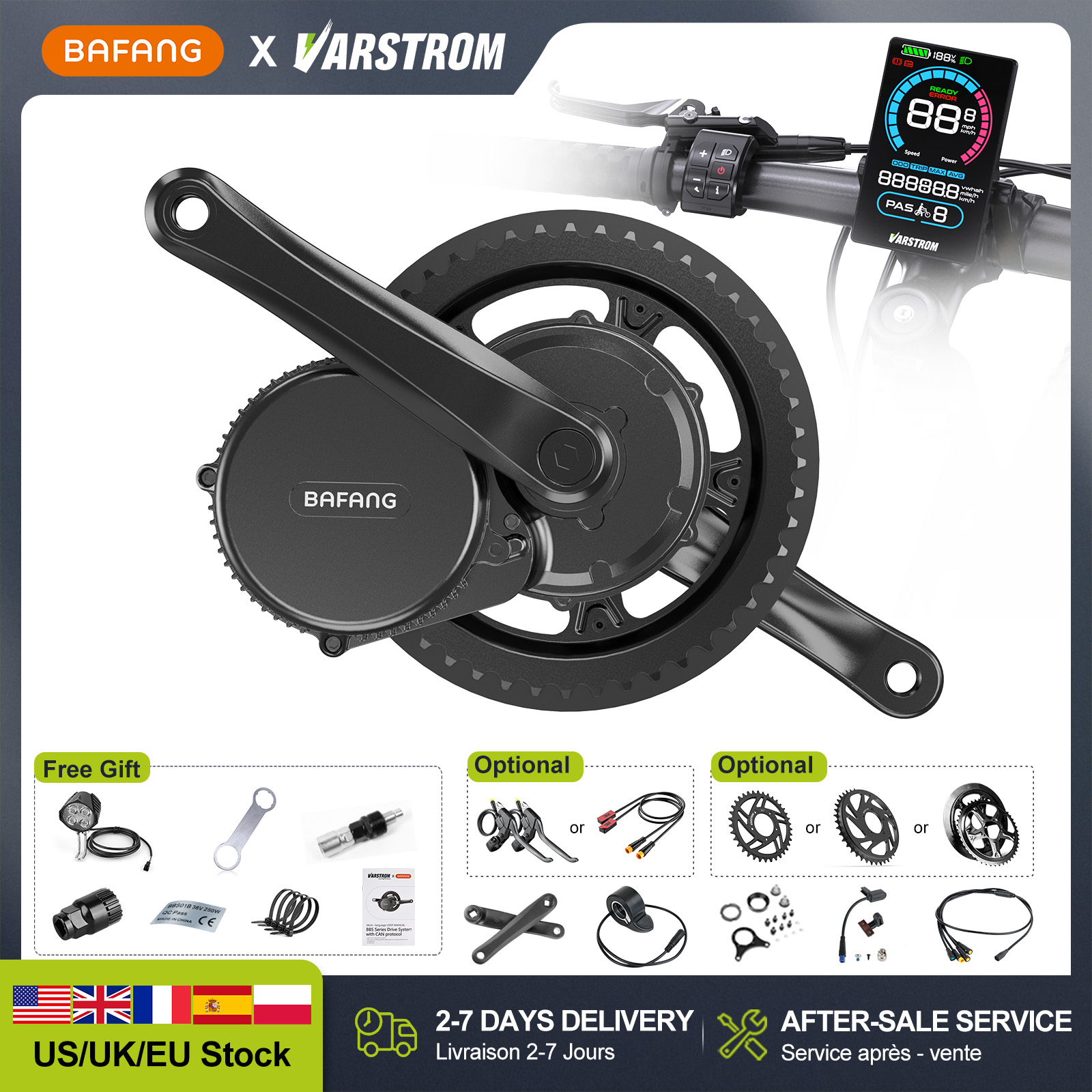 [US Stock] BAFANG 48V 500W 750 - Bafang Bbshd 1000W Conversion Kit 评论和价格
