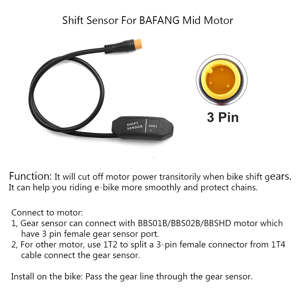 E-bike Gear Shift Sensor for B - Bafang Bbs02B 48V 750W Mid Drive Kit 评论和价格