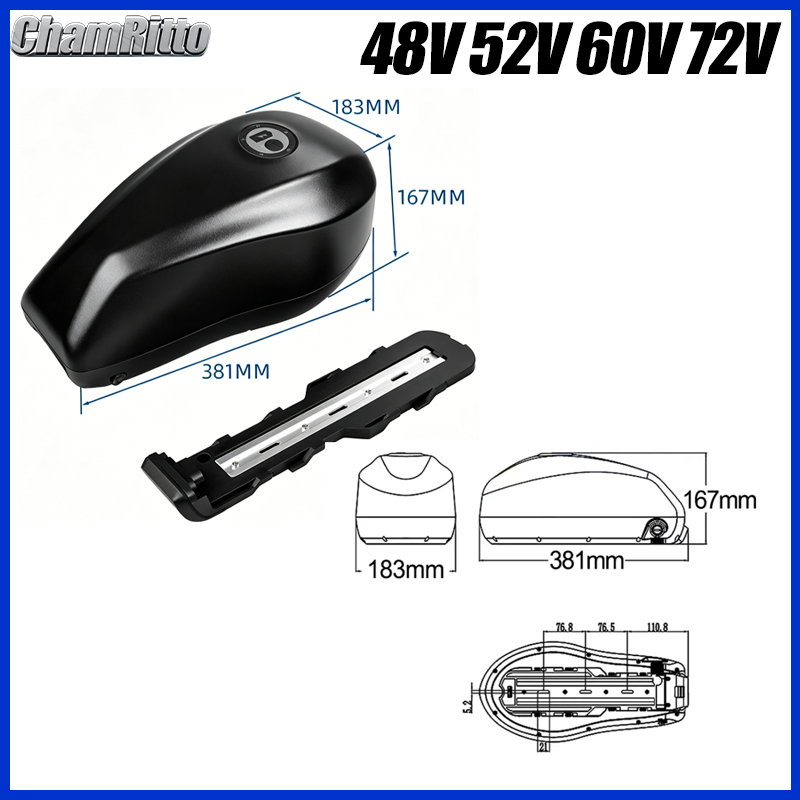 48V 72V 52V 60V ebike Fuel Tan - Electric Bicycle Battery 72V 30Ah 评论和价格