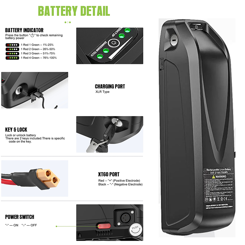 36v 48v 52v Hailong 60v 72v eb - Ebike Battery 48V 20Ah Hailong 评论和价格