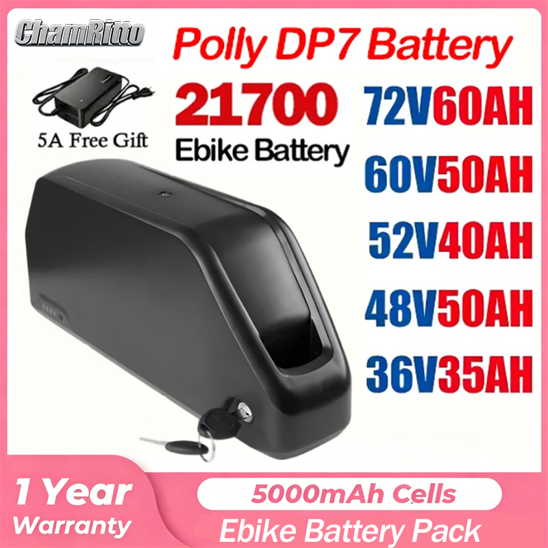 52v50ah Hailong Polly 48V 60V  - Electric Bicycle Battery 72V 30Ah 评论和价格