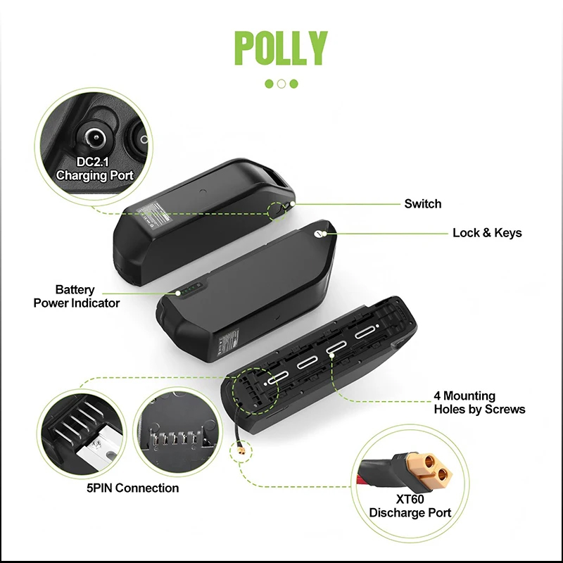52v50ah Hailong Polly 48V 60V  - Electric Bicycle Battery 72V 30Ah 评论和价格