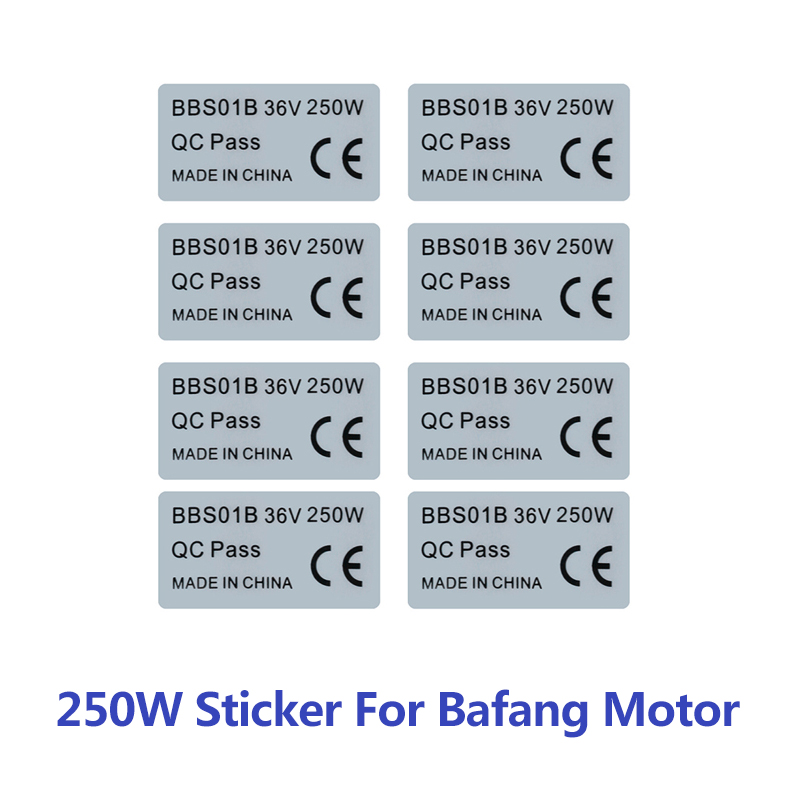 6pcs 36V 250W 48V 750W Sticker - Bafang Bbs02B 48V 750W Mid Drive Kit 评论和价格