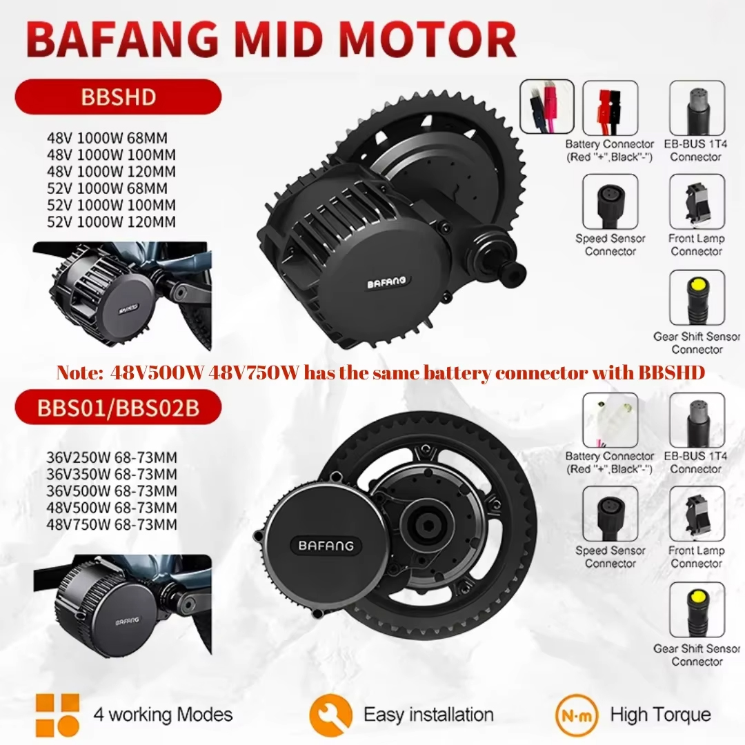 BAFANG 1000W BBSHD Mid Drive M - Mid Drive Motor Kit 52V 1000W 评论和价格