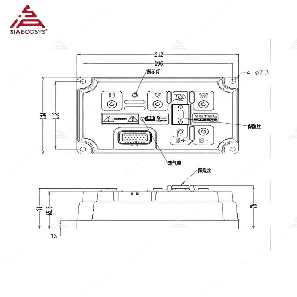Gold SellerVotol EM260SGTP-CAN - Programmable Bldc Motor Controller 96V 评论和价格