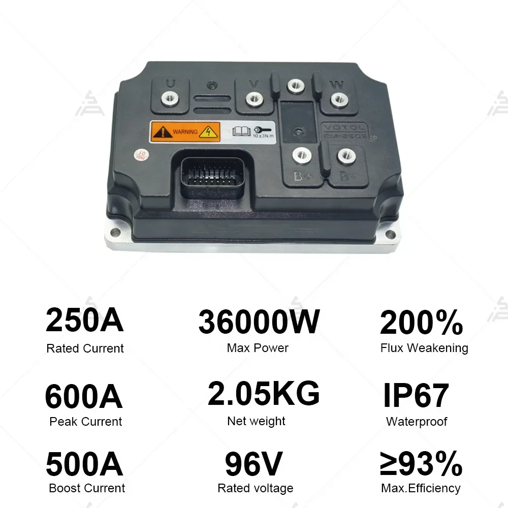 Gold SellerVotol EM260SGTP-CAN - Programmable Bldc Motor Controller 96V 评论和价格
