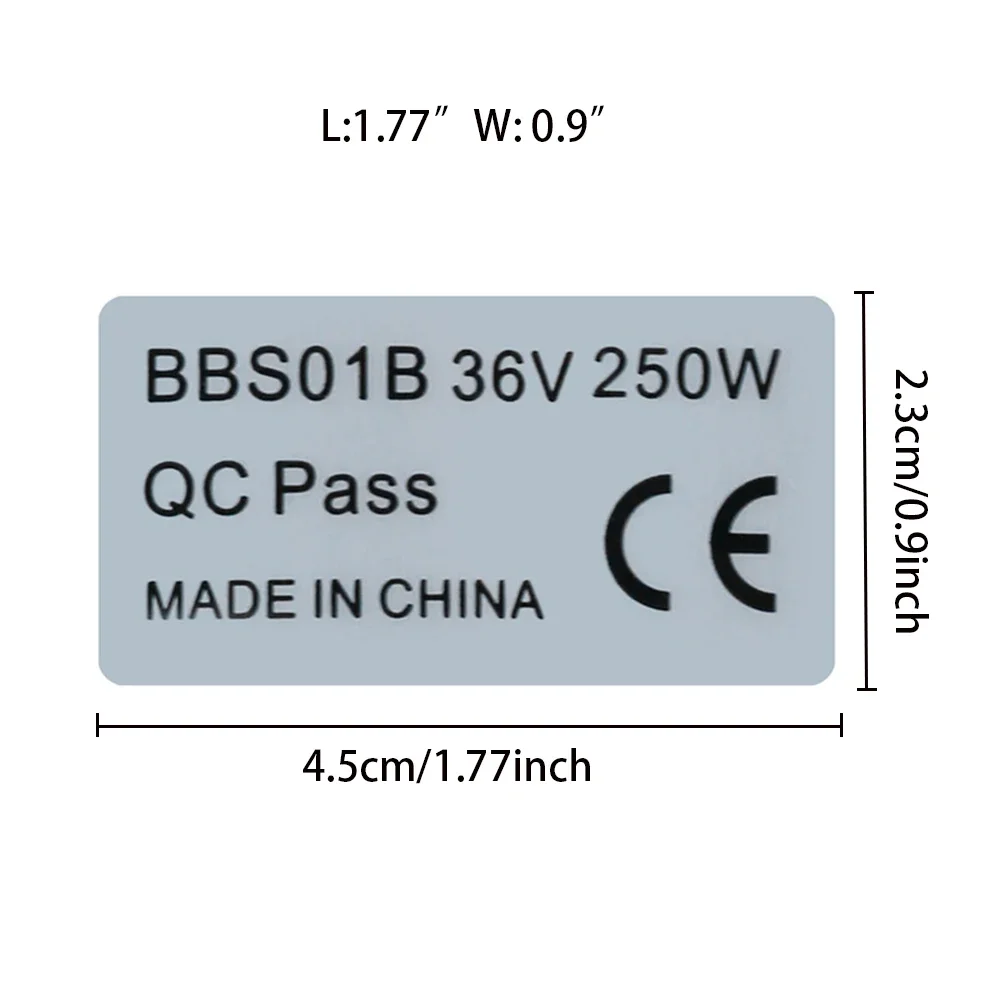 6pcs 36V 250W 48V 750W Sticker - Bafang Bbs02B 48V 750W Mid Drive Kit 评论和价格
